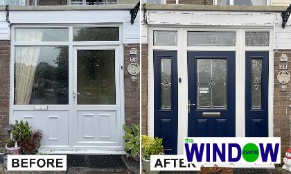 Newly fitted front doors
