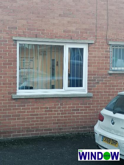 White uPVC Window fitted at Newport Ambulance Office