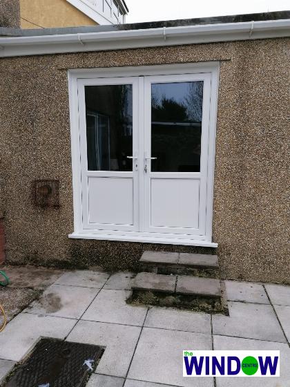 White uPVC French Doors