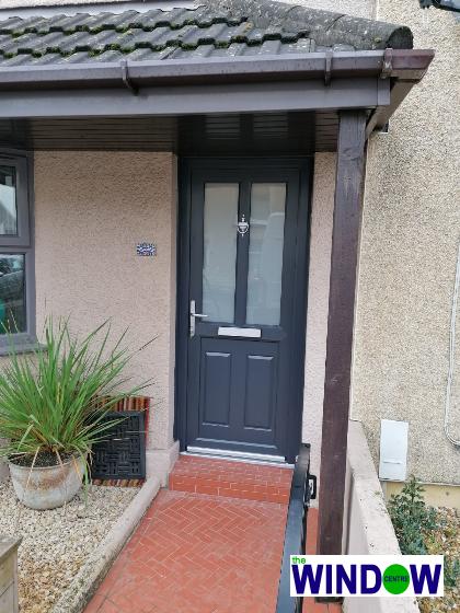 Anthracite Grey uPVC Front Door