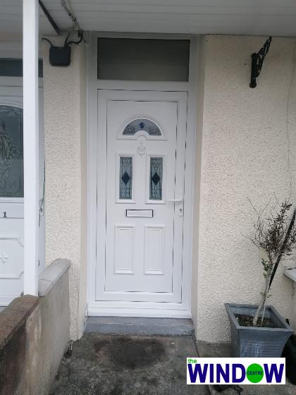 White uPVC Door