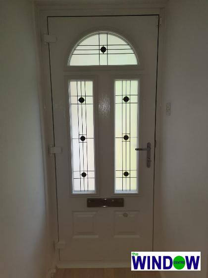 Inside view of a Composite door