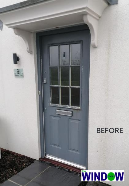 Before a composite door installation